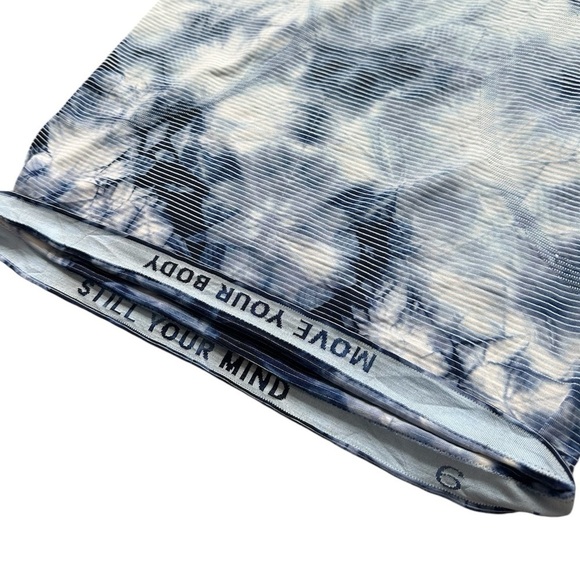 Lululemon Women’s Swiftly Tech Long Sleeve 2.0 Waist Length Blue Tie Dye Size 6 - Picture 6 of 12